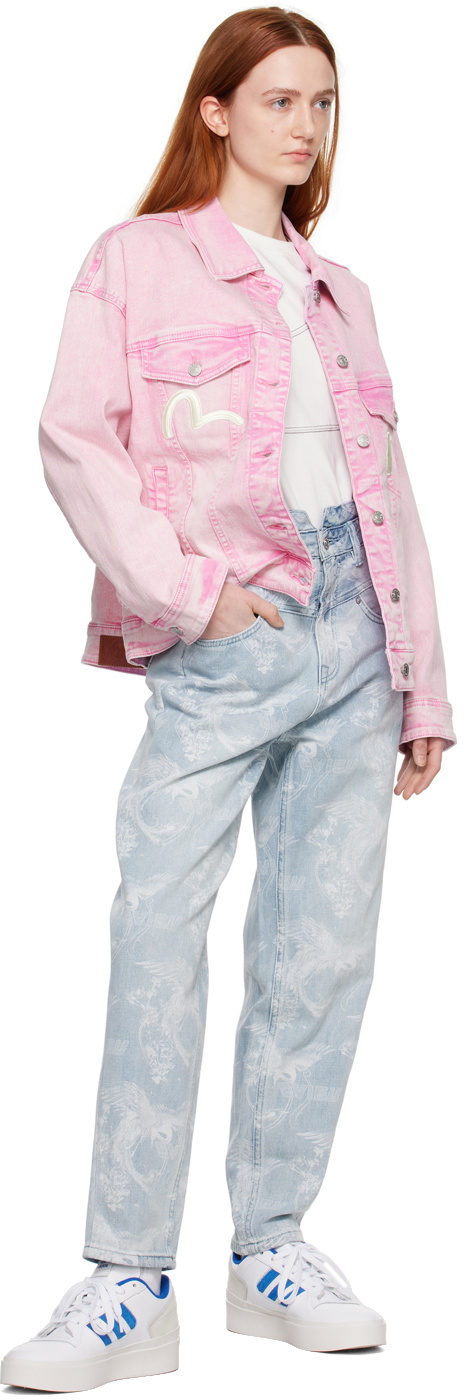 Evisu Indigo Embroidered Jeans