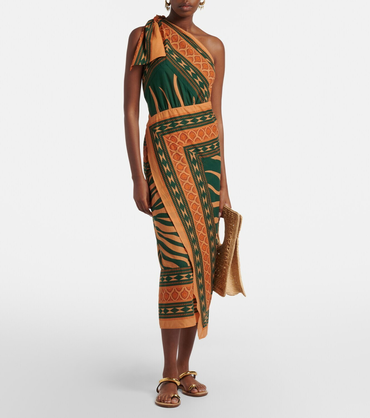 Johanna Ortiz Embracing Courage cotton wrap dress