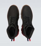 Moncler - Mon Corp suede boots