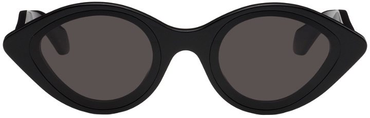Photo: ALAÏA Black Oval Sunglasses