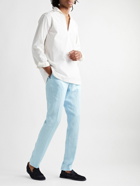 Orlebar Brown - Griffon Straight-Leg Linen Trousers - Blue
