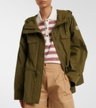 Moncler Striped cotton polo shirt