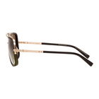 Dita Black and Gold Mach One Sunglasses