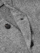 Incotex - Zanone Wool and Cashmere-Blend Cardigan - Gray