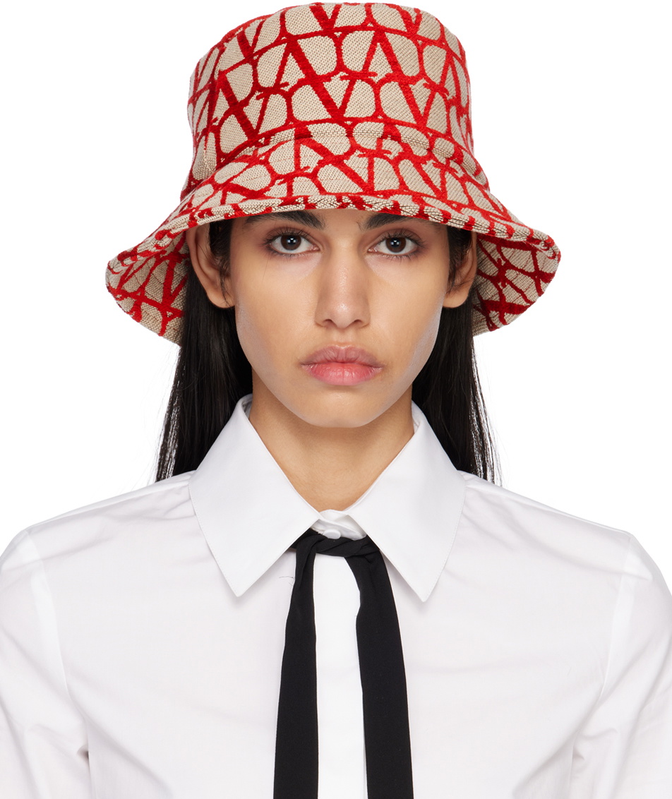 ハット VALENTINO GARAVANI wool rigid turban Beige Rigid Wool Turban for Woman in Latte/gold | Valentino US