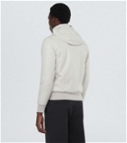 Herno Silk and cashmere hooded jacket