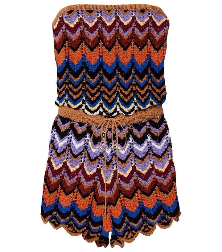 Photo: Faithfull Azul crochet cotton-blend romper