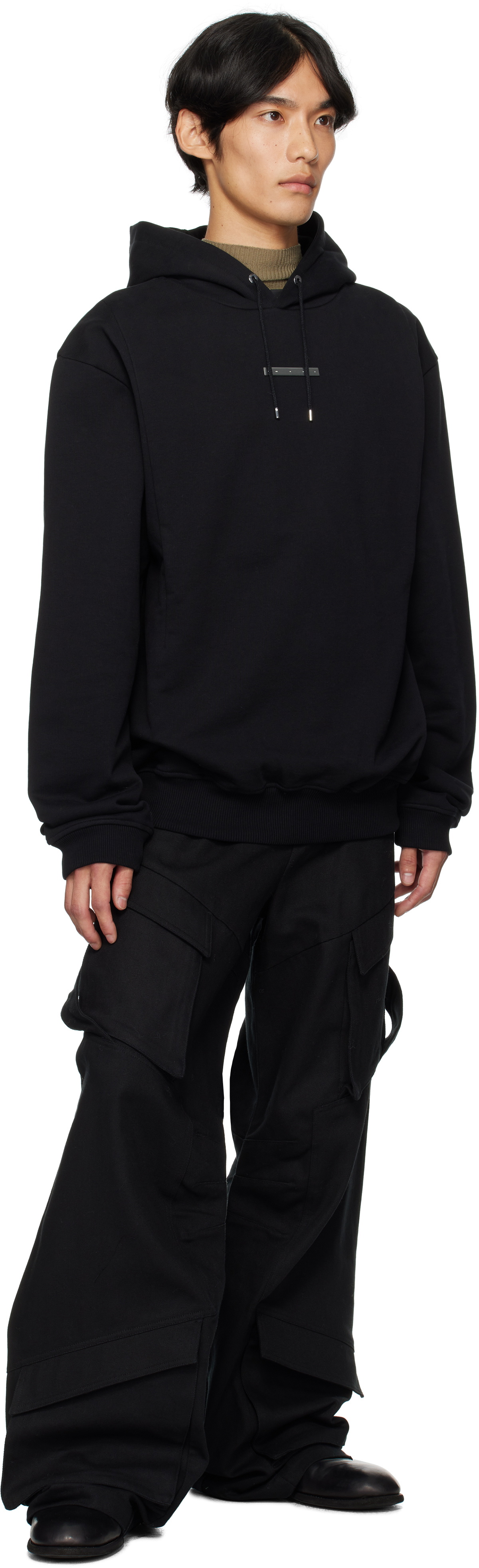 HELIOT EMIL Black Astrape Hoodie