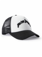 Palm Angels - Logo-Appliquéd Cotton-Blend Twill and Mesh Trucker Hat