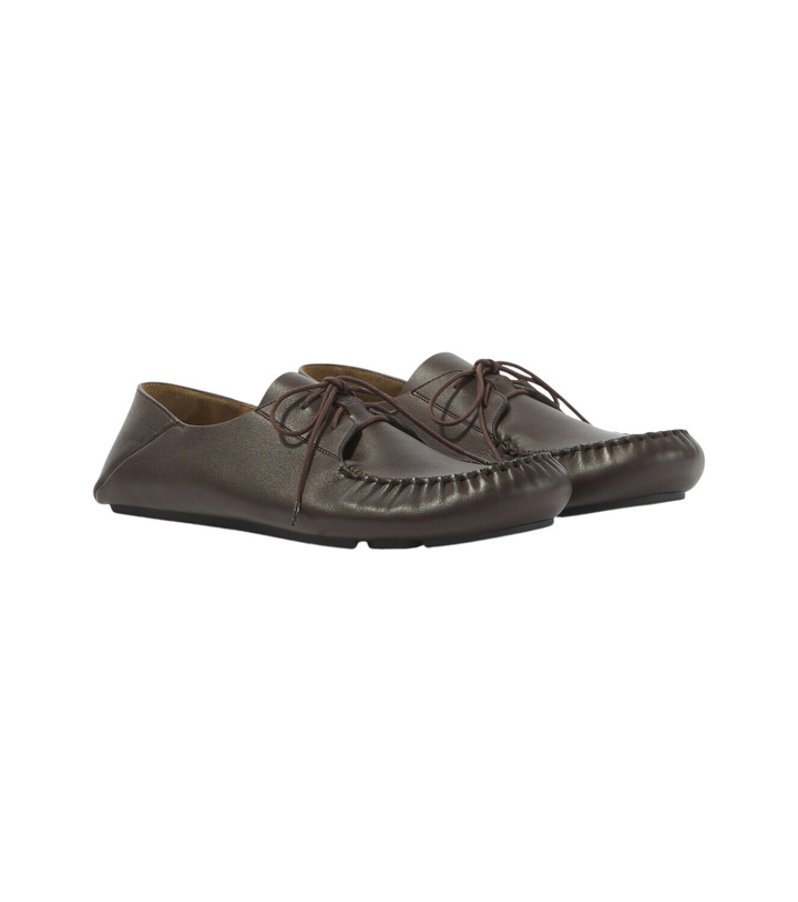 Photo: Loewe Rambla leather boat shoes