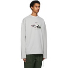 ADER error Grey T-914 Long Sleeve T-Shirt