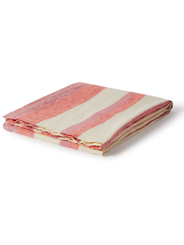 Photo: Frescobol Carioca - Striped Linen Beach Towel