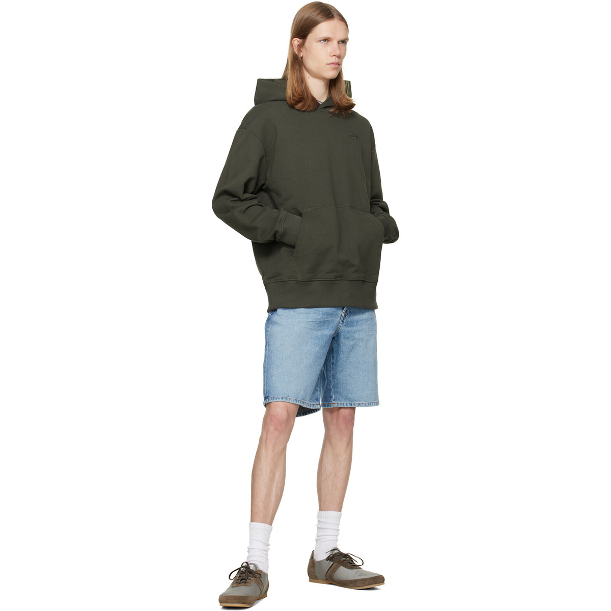Diesel Brown S-Macs-Hood-Megoval-D Hoodie