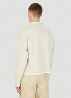 La Neve Polo Sweater in White