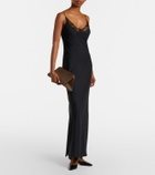 The Row Peggy Small leather clutch