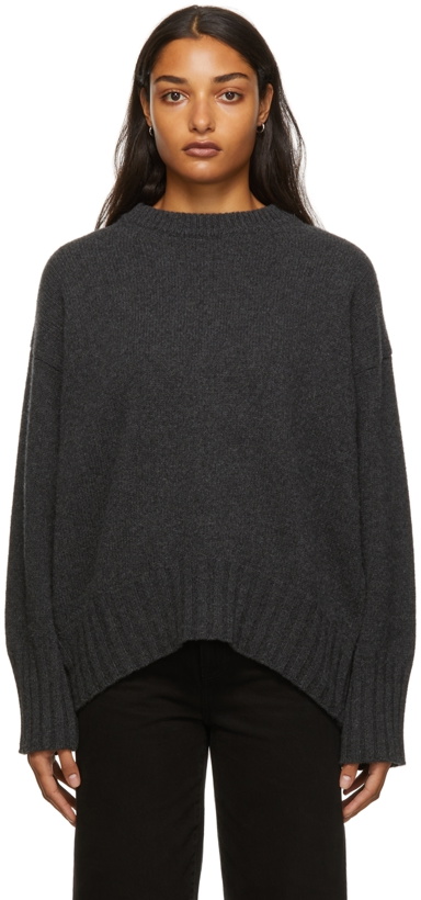 Photo: House of Dagmar Gray Mazzy Knitted Crewneck
