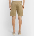 AMI - Stretch-Cotton Twill Chino Shorts - Men - Tan