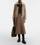 Brunello Cucinelli Cashmere, mohair, and wool-blend jacket
