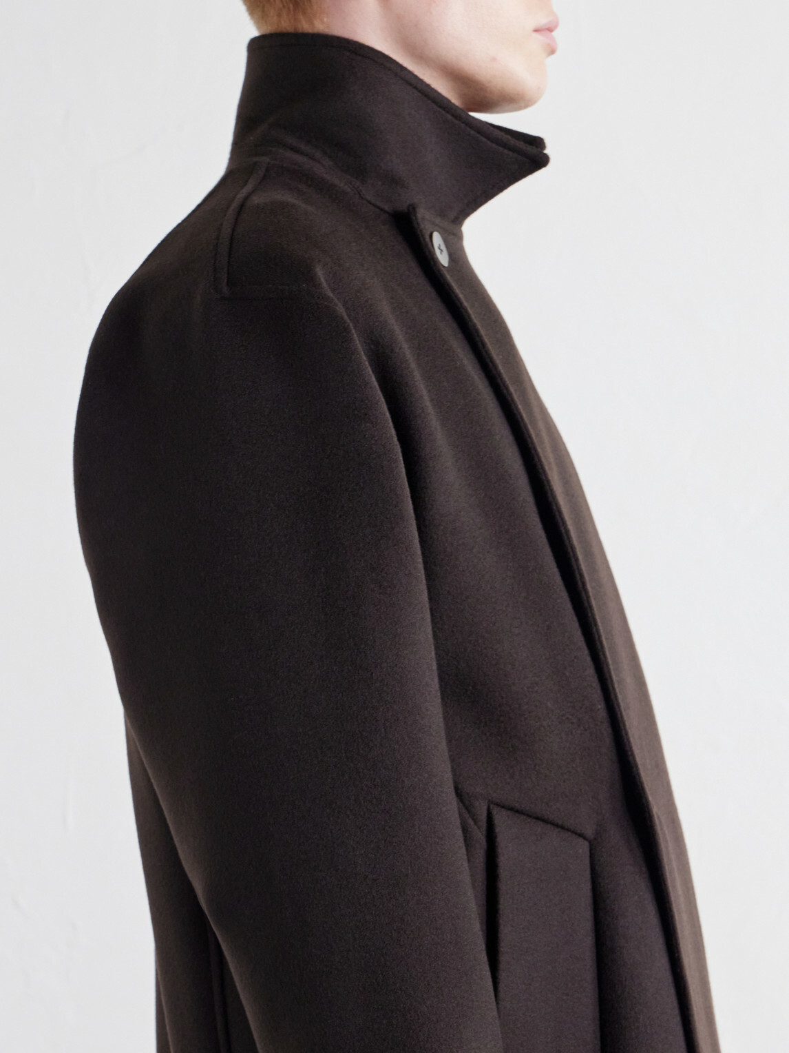 Stòffa - Brushed-Cashmere Coat - Brown