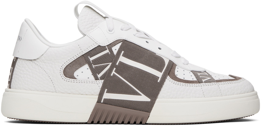 Valentino Garavani White & Gray VL7N Sneakers Valentino Garavani