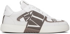 Valentino Garavani White & Gray VL7N Sneakers