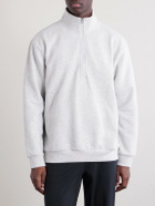 Lululemon - Steady State Cotton-Blend Jersey Half-Zip Sweatshirt - Gray