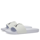 Calvin Klein Women's Monogram Slider in Bright White/Black