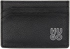 Hugo Black Logo Card Holder