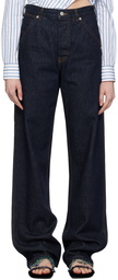 Dries Van Noten Indigo Button-Fly Jeans