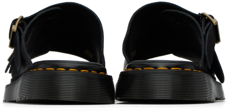Dr. Martens Black 'Made In England' Dayne Sandals Dr. Martens