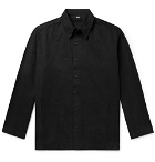 BILLY - Cotton-Twill Overshirt - Black