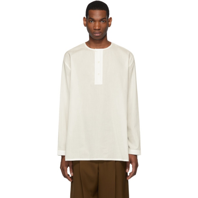 Photo: Lemaire Off-White Mesh Henley