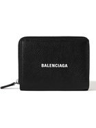 Balenciaga - Logo-Print Full-Grain Leather Zip-Around Wallet