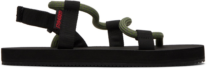 Photo: Gramicci Green & Black Rope Sandals