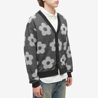 Kenzo Paris Men's Kenzo Flower Cardigan in Black