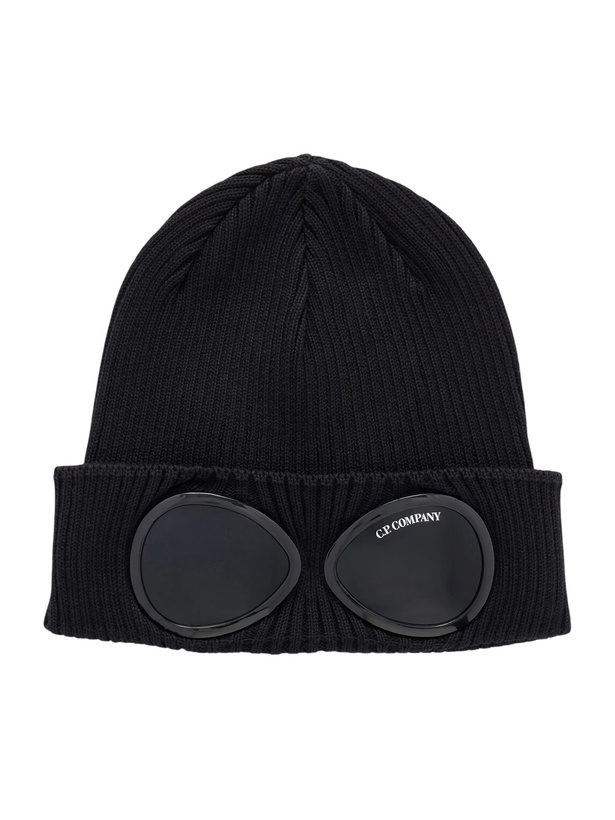 Photo: C.P. Company - Goggle Ribbed Cotton Beanie