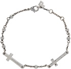 Dsquared2 Silver Signature Cross Bracelet