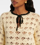 Zimmermann Aster crochet cotton top