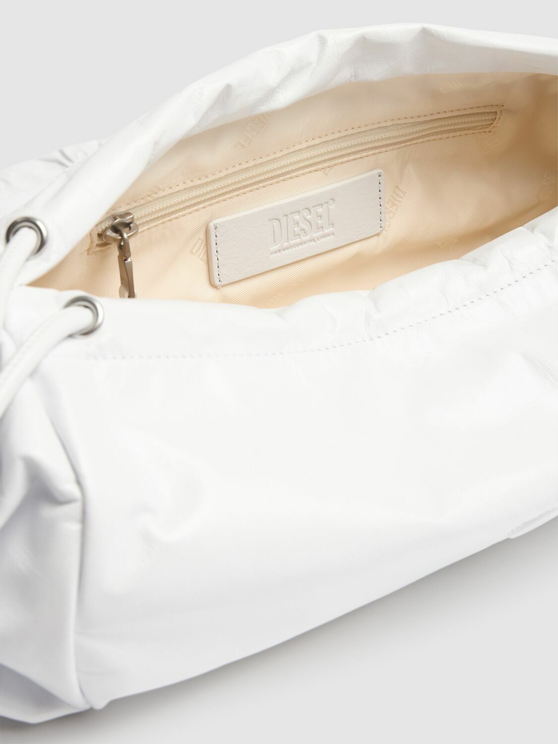 DIESEL Medium Scrunch-d Leather Shoulder Bag Diesel
