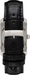 Frédérique Constant Silver & Black Classics Carree Automatic Watch