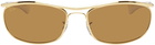 Ray-Ban Gold Olympian I Deluxe Sunglasses