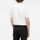Alexander McQueen Men's Varsity Skull Logo T-Shirt in White/Black