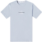 Calvin Klein Men's Monogram Logo T-Shirt in Sky Blue