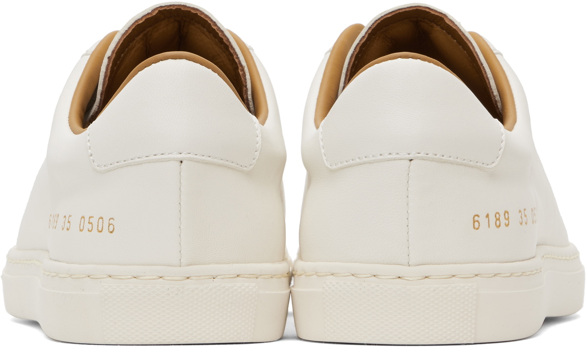 Common Projects White Retro Summer Premium Sneakers