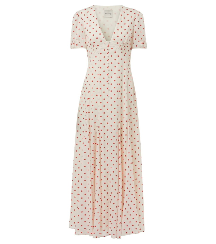 Photo: Posse Paloma polka-dot maxi dress