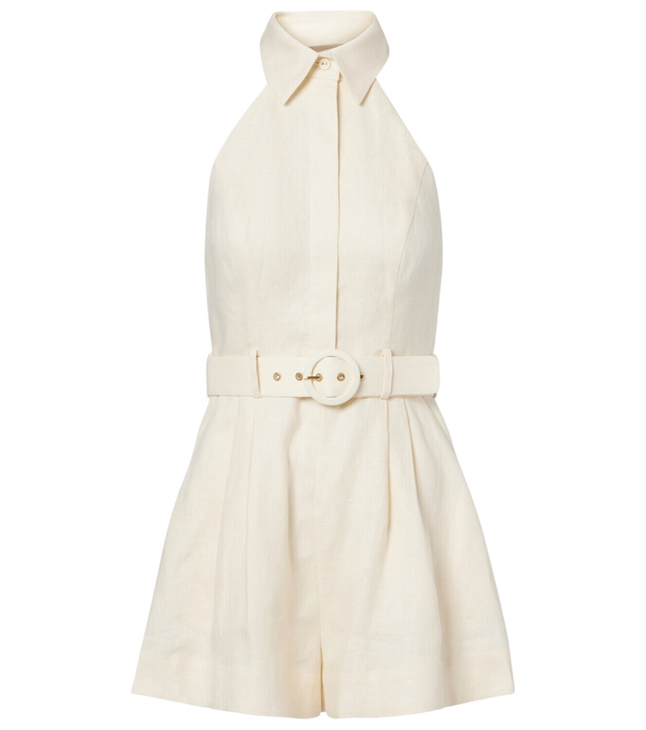 Photo: Zimmermann Awaken halterneck linen romper