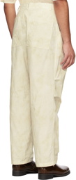 Solid Homme Beige String Trousers