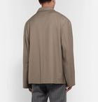 Maison Margiela - Oversized Unstructured Wool and Mohair-Blend Blazer - Brown