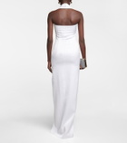 Rasario Bridal halterneck satin gown