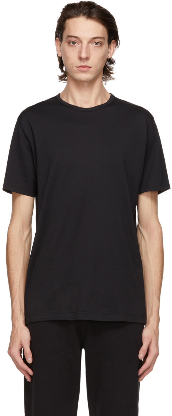 Sunspel Black Classic T-Shirt Sunspel